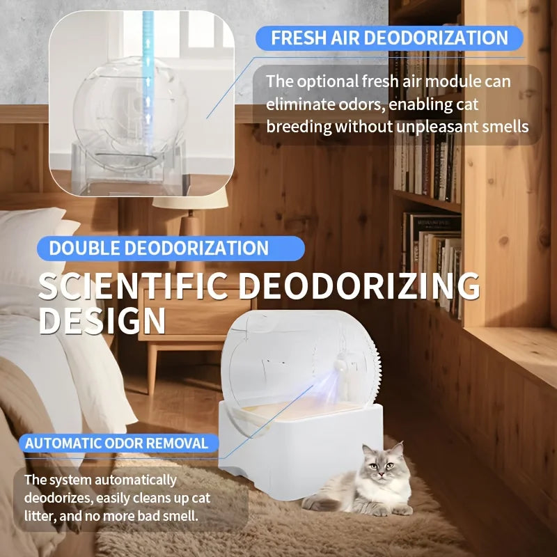 Self-Cleaning Cat Litter Box