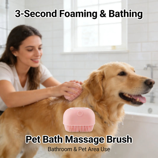 Pet Massage Shampoo Brush