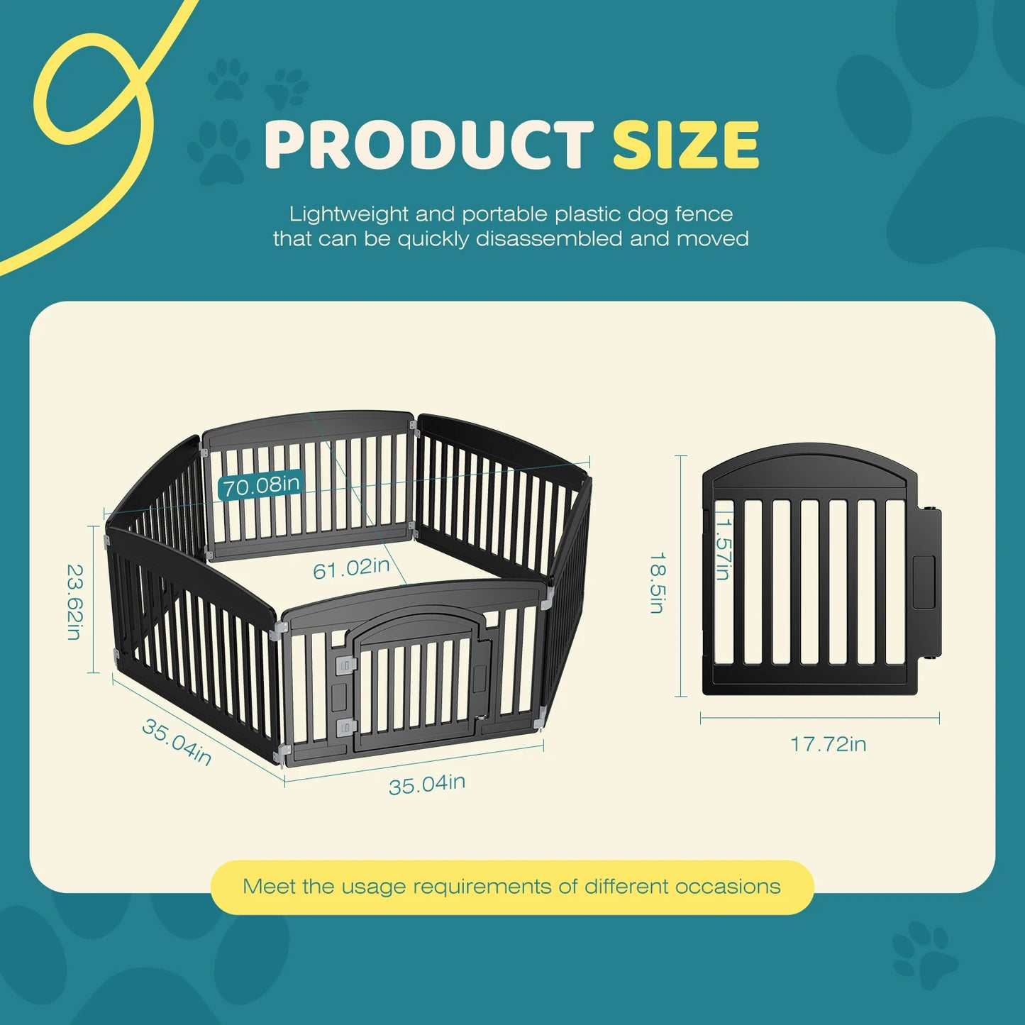 Plastic Dog Playpen
