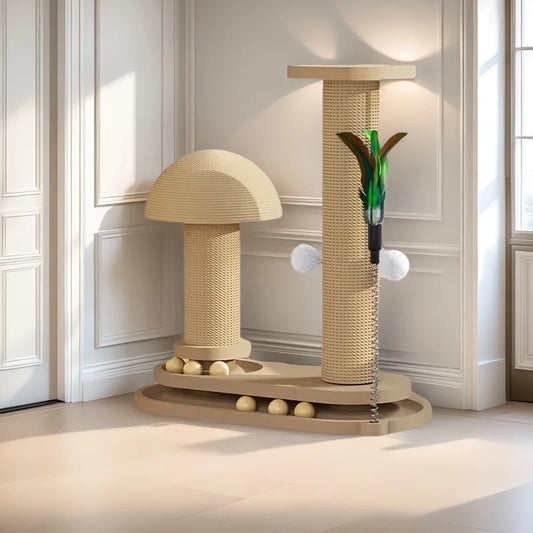 Interactive Cat Scratching Post
